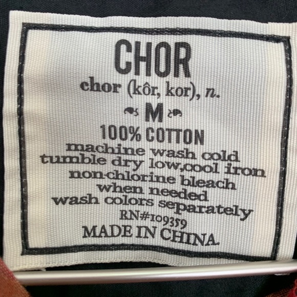 Chor plaid button down with a hood - Picture 4 of 4